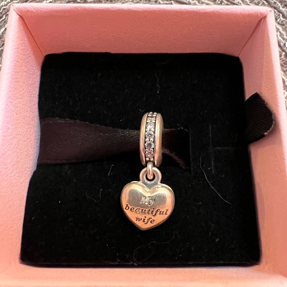 Pandora my beautiful wife- always and forever bracelet charm - Picture 2 of 4